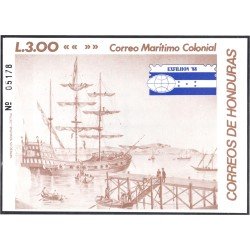 Honduras HB 37 1988 Correo Marítimo Colonial MNH Honduras HB 37 1988 Correo Marítimo Colonial MNH