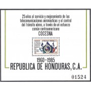 Honduras HB 35 1986 COCESNA Telecomunicaciones aeronáuticas y el control de tráfico aéreo MNH