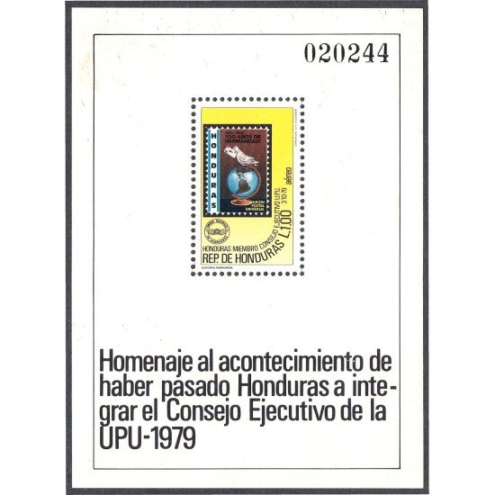 Honduras HB 33 1983 Honduras integra el Consejo Ejecutivo de la UPU MNH Honduras HB 33 1983 Honduras integra el Consejo Ejecutivo de la UPU MNH