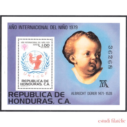 Honduras HB 29 1980 Unicef Albrecht Dürer Año Internacional del niño MNH