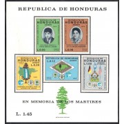 Honduras HB 17 1970 En memoria de los mártires MNH