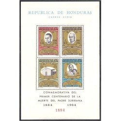 Honduras HB 9 1965 Conmemorativo al centenario de la muerte del Padre Subirana MNH Honduras HB 9 1965 Conmemorativo al centenario de la muerte del Padre Subirana MNH