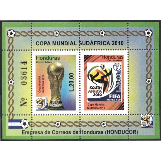 Honduras HB 90 2010 Copa Mundial Sudáfrica 2010 MNH