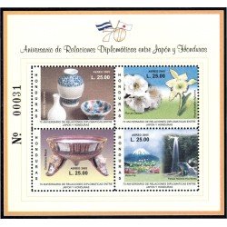 Honduras HB 80 2005 70 Aniversario relaciones diplomáticas entre Japón - Honduras MNH Honduras HB 80 2005 70 Aniversario relaciones diplomáticas entre Japón - Honduras MNH