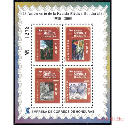 Honduras HB 79 2005 75 Aniversario de la revista médica Hondureña MNH 