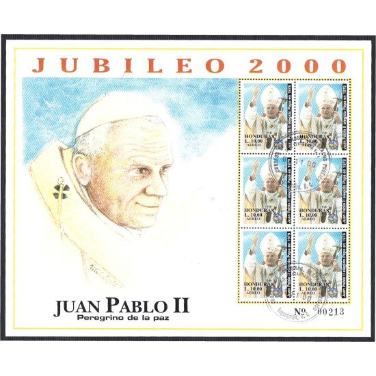 Honduras HB 59A 2000 SS Juan Pablo II usados Honduras HB 59A 2000 SS Juan Pablo II usados