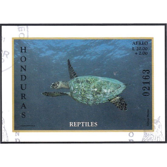 Honduras HB 58 1998 Reptiles Tortuga usados Honduras HB 58 1998 Reptiles Tortuga usados