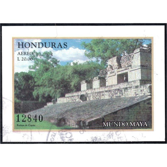 Honduras HB 57 1998 Mundo Maya usados Honduras HB 57 1998 Mundo Maya usados