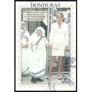 Honduras HB 53 1997 Madre Teresa de Calcuta y Lady Diana Spencer usados
