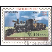 Honduras HB 51 1996 Exfhilon 96 VII Exposición Filatélica Tren Train usados