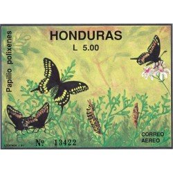 Honduras HB 43 1991 Mariposas Butteflies fauna usados Honduras HB 43 1991 Mariposas Butteflies fauna usados