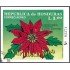 Honduras HB 42A 1990 Navidad Christmas Flor Flower usados