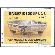 Honduras HB 39 1988 500 Aniversario del descubrimiento de América usados
