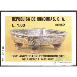 Honduras HB 39 1988 500 Aniversario del descubrimiento de América usados Honduras HB 39 1988 500 Aniversario del descubrimiento de América usados