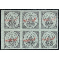 Honduras 9 Bl.6 1877 Escudo Tegucigalpa MNH Honduras 9 Bl.6 1877 Escudo Tegucigalpa MNH