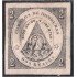 Honduras 1 1865 Escudo negro sobre color MH Cambio de color