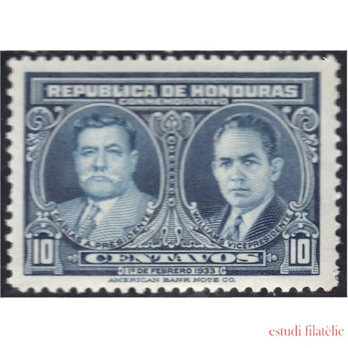 Honduras 239 1933 Presidente Tiburcio Carias MNH 