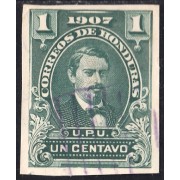 Honduras 100 1907 Presidente José Medina  usados sin dentar