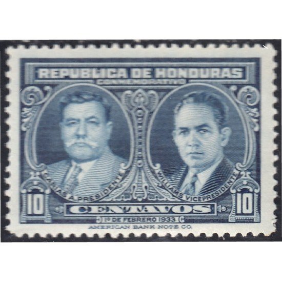 Honduras 239 1933 Presidente Tiburcio Carias MH Honduras 239 1933 Presidente Tiburcio Carias MH
