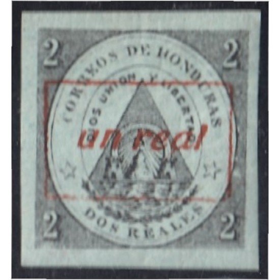 Honduras 4 1877 Escudo MH Honduras 4 1877 Escudo MH