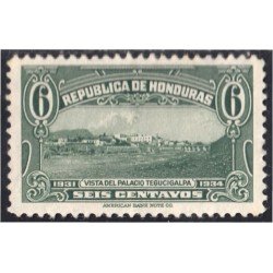 Honduras 231I 1931 Vista del Palacio Tegucigalpa Sin goma Honduras 231I 1931 Vista del Palacio Tegucigalpa Sin goma