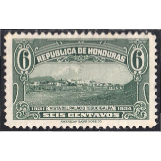 Honduras 231I 1931 Vista del Palacio Tegucigalpa Sin goma Honduras 231I 1931 Vista del Palacio Tegucigalpa Sin goma