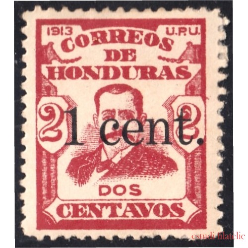 Honduras 139 1913/15 Gral. Terenzio Sierra Sin goma
