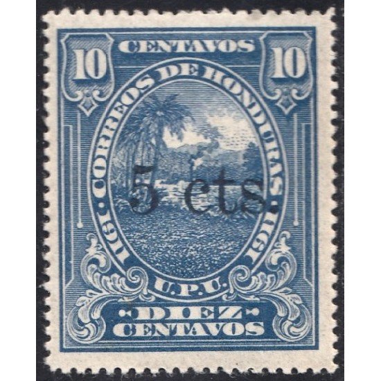 Honduras 127 1913 Timbres de 1911 Paisaje hondureño UPU Sin goma Honduras 127 1913 Timbres de 1911 Paisaje hondureño UPU Sin goma