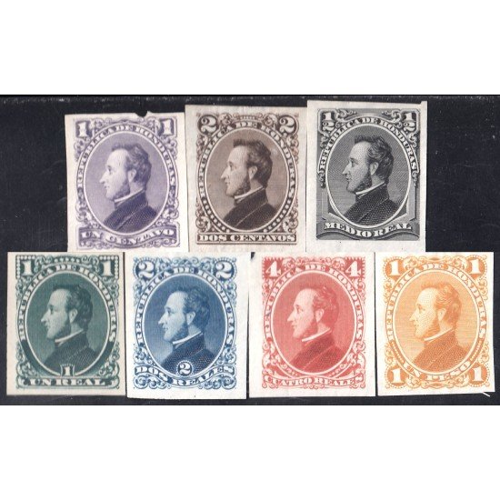 Honduras 14/20s 1878 Presidente Francisco Morazan sin dentar Honduras 14/20s 1878 Presidente Francisco Morazan sin dentar