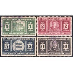 Honduras 247/50 1935 Presidente Tiburcio Carias T. Estrada Palma usados Honduras 247/50 1935 Presidente Tiburcio Carias T. Estrada Palma usados