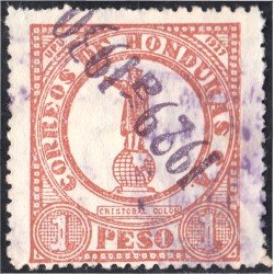 Honduras 218 1929/30 Estatua de Cristóbal Colón usados Honduras 218 1929/30 Estatua de Cristóbal Colón usados