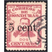 Honduras 140 1913/15 Gral. Terenzio Sierra usados