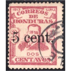 Honduras 140 1913/15 Gral. Terenzio Sierra usados Honduras 140 1913/15 Gral. Terenzio Sierra usados