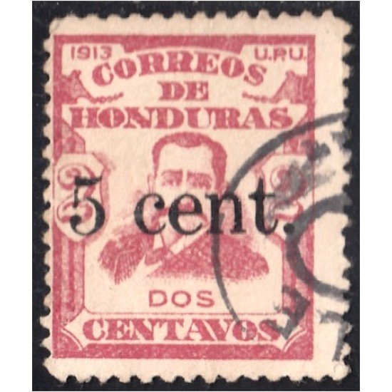 Honduras 140 1913/15 Gral. Terenzio Sierra usados Honduras 140 1913/15 Gral. Terenzio Sierra usados