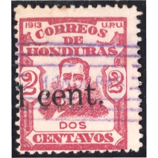 Honduras 139 1913/15 Gral. Terenzio Sierra usados Honduras 139 1913/15 Gral. Terenzio Sierra usados