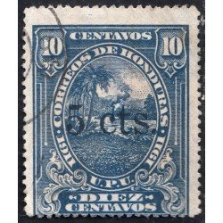 Honduras 127 1913 Timbres de 1911 Paisaje hondureño usados Honduras 127 1913 Timbres de 1911 Paisaje hondureño usados
