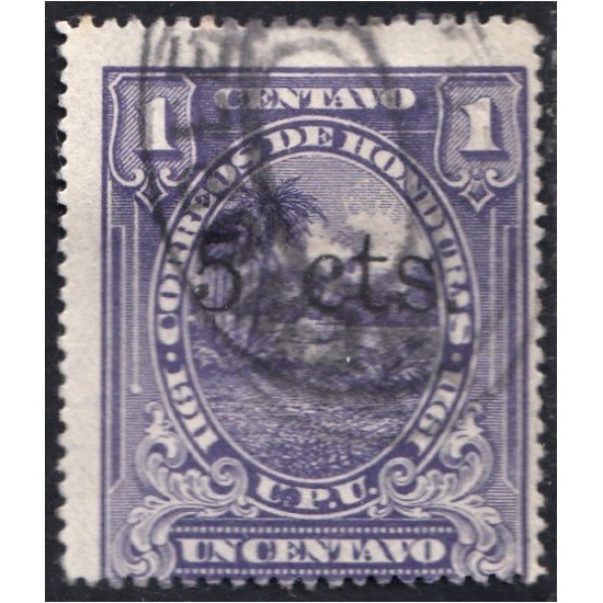 Honduras 126 1913 Timbres de 1911 Paisaje hondureño UPU usados Honduras 126 1913 Timbres de 1911 Paisaje hondureño UPU usados