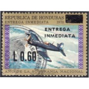 Honduras Express 2 1970 Año de la soberanía Nacional Avión Plane usados