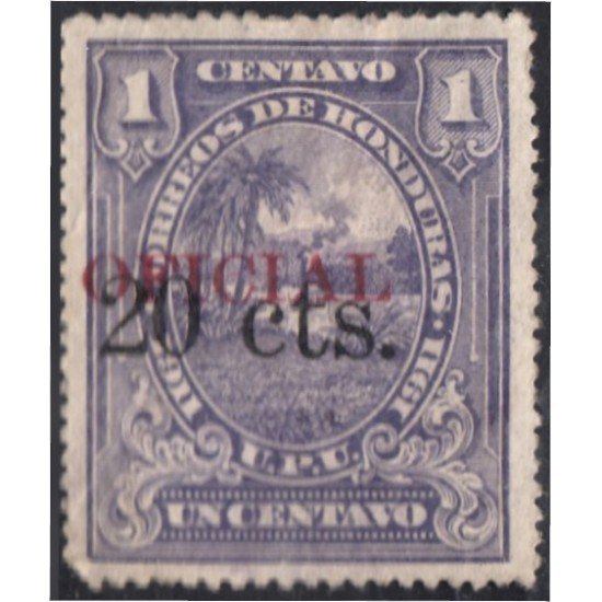 Honduras Servicio 46 1914/16 Paisaje hondureño MH Honduras Servicio 46 1914/16 Paisaje hondureño MH