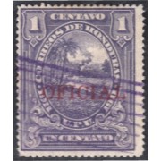 Honduras Servicio 31 1911/16 Paisaje hondureño usados
