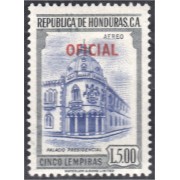 Honduras 58 1956 Servicio Oficial Aéreo Palacio Presidencial MNH