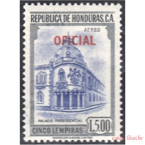 Honduras 58 1956 Servicio Oficial Aéreo Palacio Presidencial MH