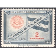 Honduras 8 1939 Servicio Oficial Aéreo UPU Bandera MH