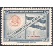 Honduras 7 1939 Servicio Oficial Aéreo UPU Bandera MH