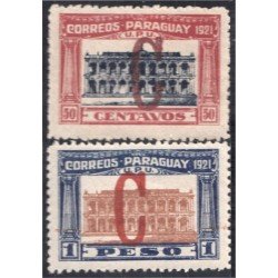 Paraguay 231/32 1922 UPU Constitución Nacional MH Paraguay 231/32 1922 UPU Constitución Nacional MH