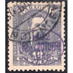 Paraguay 41 1892 Candido Barreiro usados Paraguay 41 1892 Candido Barreiro usados