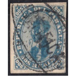 Paraguay 5I 1878 León del escudo de armas usados Paraguay 5I 1878 León del escudo de armas usados