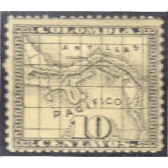 Panamá Dep. de Colombia 8 1887/88 Escudos Litografías MNH Panamá Dep. de Colombia 8 1887/88 Escudos Litografías MNH