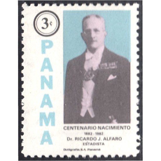 Panama 912A 1982 Dr. Ricardo J. Alfaro MNH Panama 912A 1982 Dr. Ricardo J. Alfaro MNH