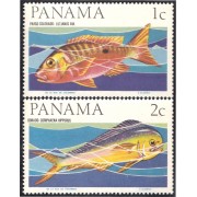 Panama 421/22 1967 Peces Fishes MNH Panama 421/22 1967 Peces Fishes MNH
